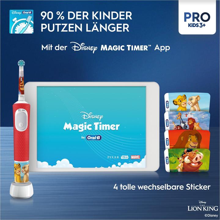 Image du produit Oral-B Pro Kids Le Roi Lion (Brosse à dents oscillo-rotative)