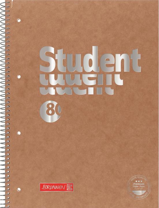 Actual product image Collegeblock Premium Fact A4, Lined, Brown (A4, Plain)