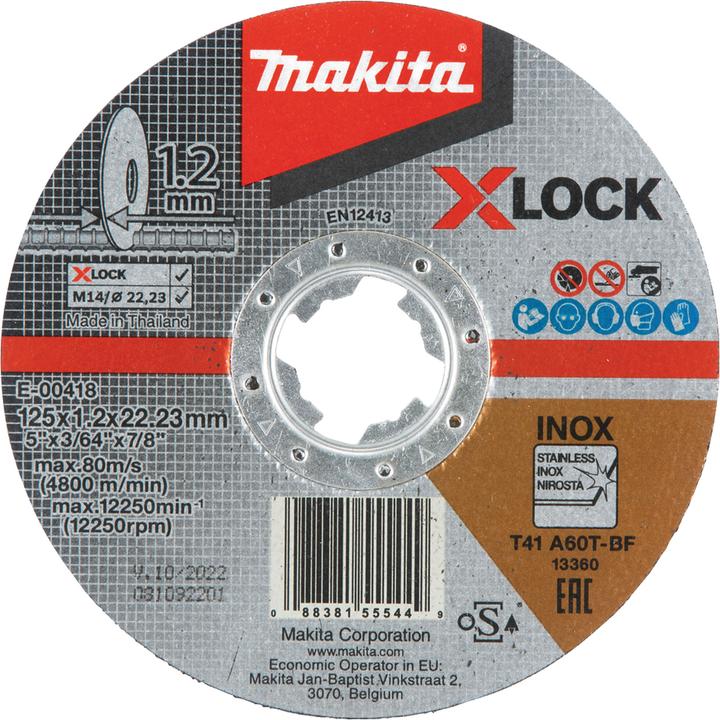 Makita Cutting disc 125x1,2mm INOX
