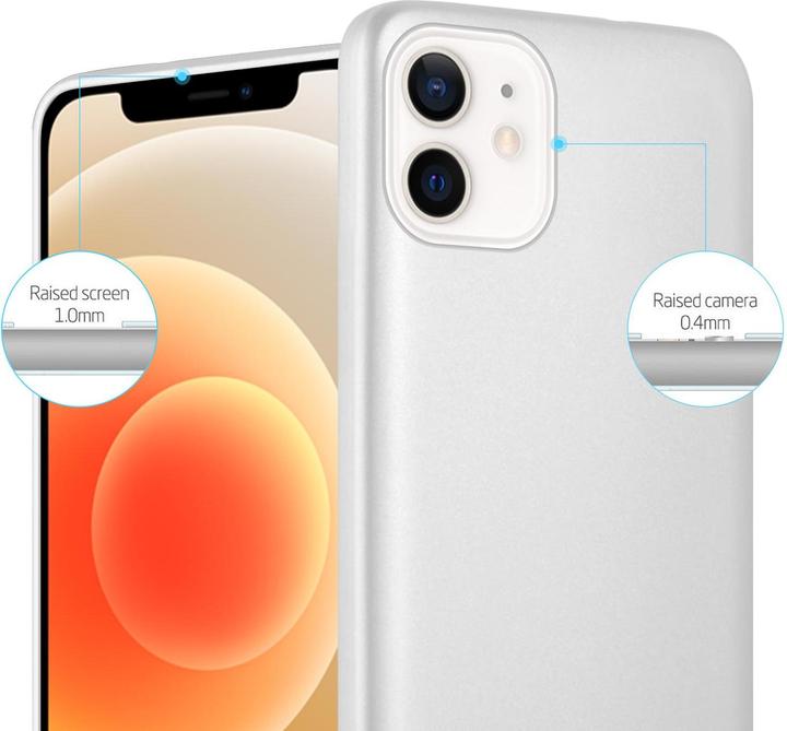 Productafbeelding Cadorabo TPU matte metalen hoes (Apple iPhone 12 mini)