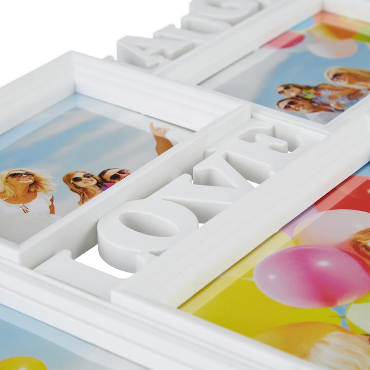 Actual product image Relaxdays Picture Frame Live Love Laugh (10 x 10 cm, 10 x 15 cm, 18 x 13 cm)