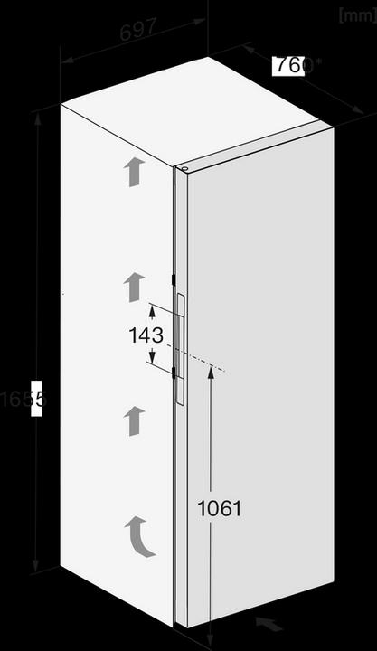 Produktbild Miele FN 4849 C (Freistehend, 311 l)