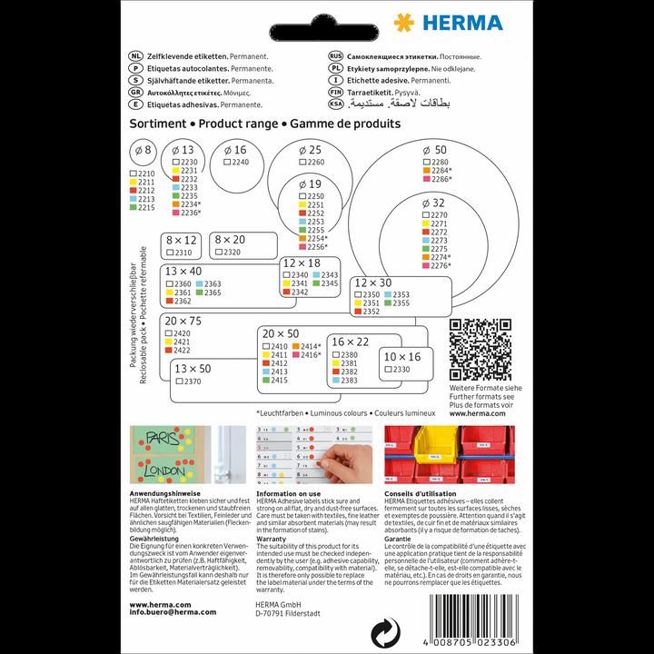 Immagine prodotto Herma Etichette multiuso