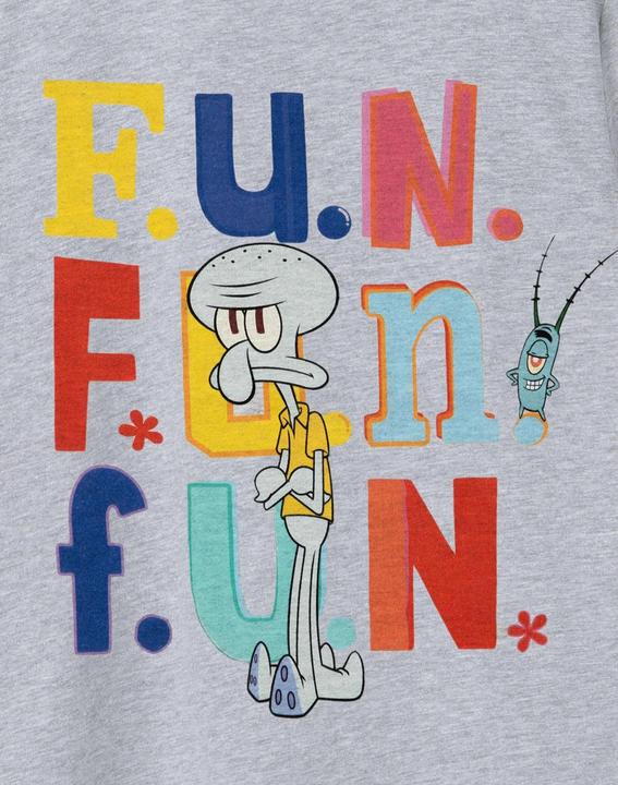 Actual product image Spongebob Squarepants Boys Fun Squidward T-Shirt (116)