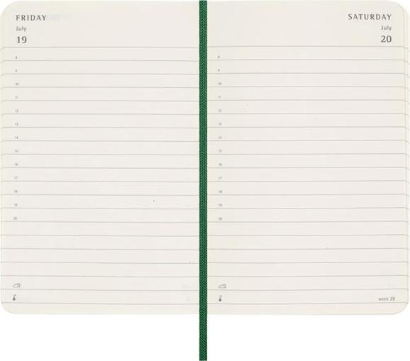 Produktbild Moleskine Tageskalender (A6, Pocket, Englisch)