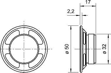 Actual product image Visaton Full range loudspeaker K 50, 8 Ohm