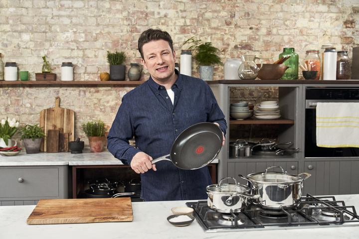 Immagine prodotto Tefal Jamie Oliver Cook's Direct on Set (28 cm, Set di pentole e padelle da cucina, Acciaio inossidabile)