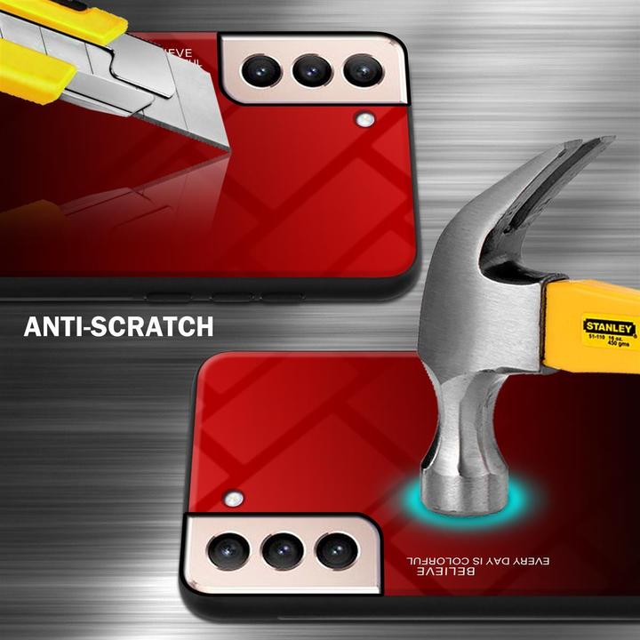 Actual product image Cadorabo TPU 2 colors glass cover (Samsung Galaxy S21+)