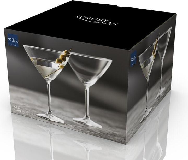 Immagine prodotto F&H Group Lyngby Glas - Bicchiere da Martini Juvel, 28 cl - 4 pz. (2.80 dl, 4 x, Bicchieri da Martini)
