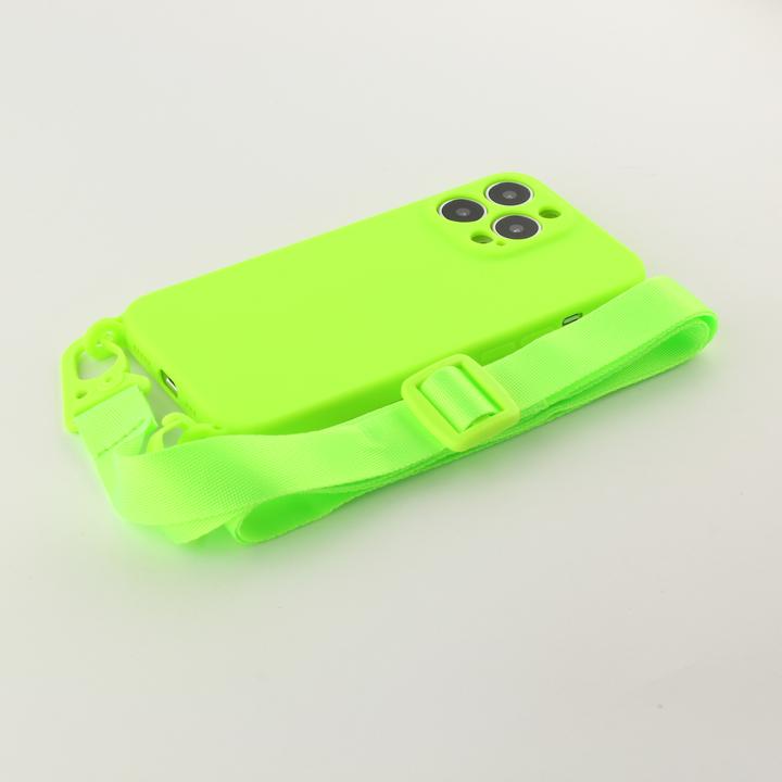 Produktbild PhoneLook Hülle Silikon mit Kordel und Haken (Apple iPhone 13 Pro Max)