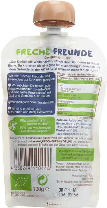 Image du produit Freche Freunde Quetschmus (100 g)