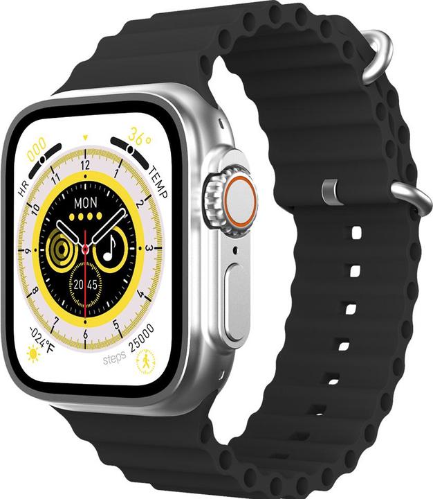 Leicke APPLOID SMARTWATCH U8+ UltraMaxx IP67 + 2 braccialetti intercambiabili (49 mm)