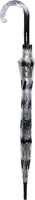 Actual product image CreaDiva Smartbulle umbrella, long, transparent, bell-shaped, robust, automatic, diameter = 85 cm, Re