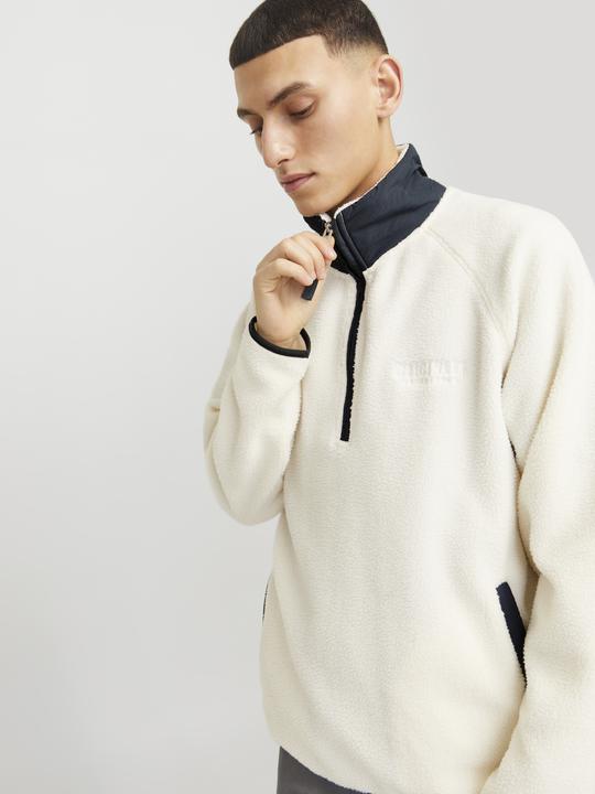 Produktbild Jack & Jones Einfarbig Fleece Sweatshirt Fleece Sweatshirt (L)
