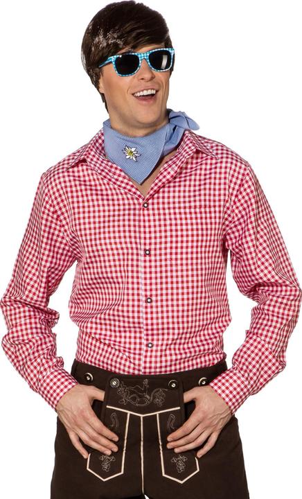Immagine prodotto Orlob Camicia uomo rosso-bianco a scacchi bianchi (50, 51, 52)