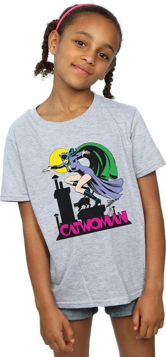 Immagine prodotto Catwoman Text Logo Maglietta Ragazze (128)