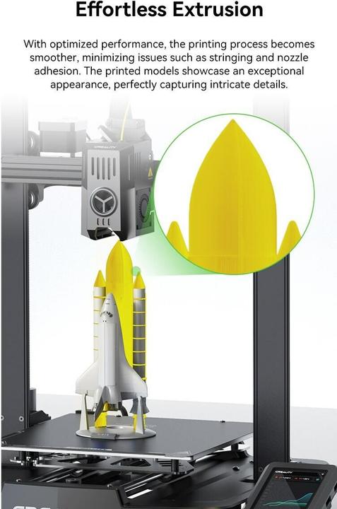 Actual product image Creality Filament PETG Hyper Green, 1.75 mm, 1 kg (PETG, 1.75 mm, 1000 g, Green)