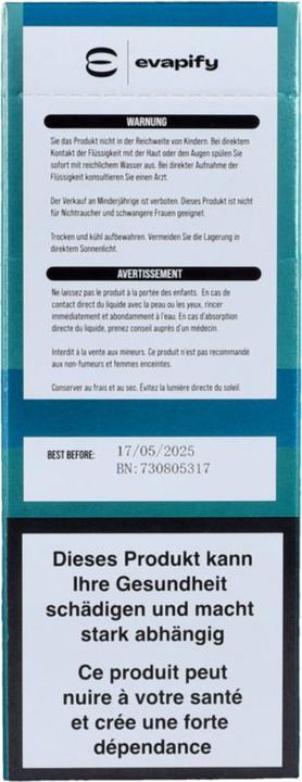 Energy Label SKE Crystal oh the go - Menthol (Freshness)