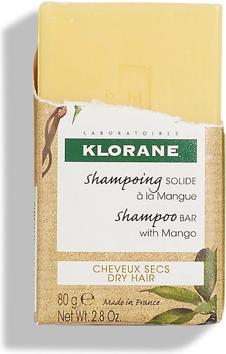 Actual product image Klorane Solid shampoo with mango (80 ml, Solid shampoo)