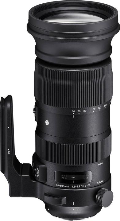 Sigma 60-600mm F4.5-6.3 DG OS HSM | Sports, Nikon F (Nikon F, APS-C / DX, Plein format)