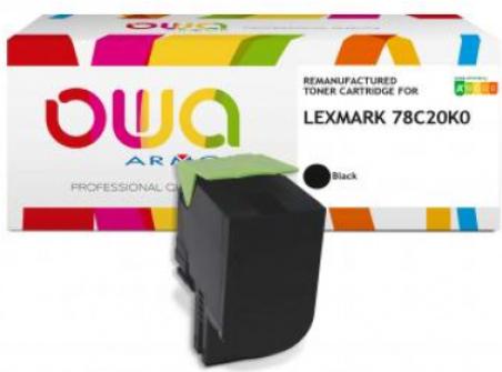 Actual product image Armor OWA OWA Toner compatible with Lexmark 78C20K0 black (approx. 2,000 p.) (B)