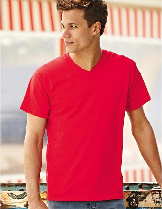 Image du produit Fruit of the Loom T-shirt Valueweight col V manches courtes (S)