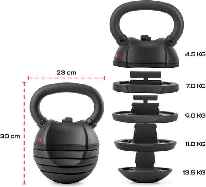Image du produit Gymstick Verstellbare Kettlebell 13,5 KG