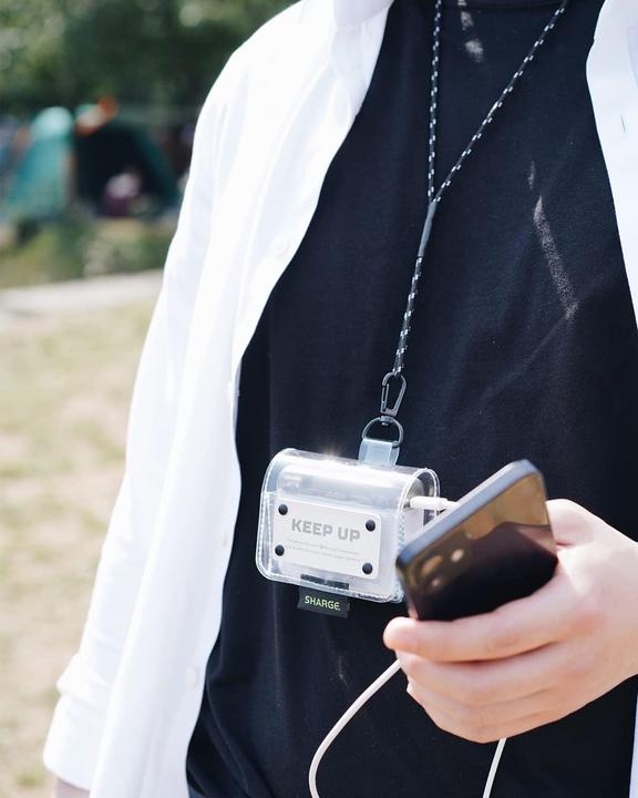 Actual product image Sharge Transparent bag for power bank (Flow Mini)