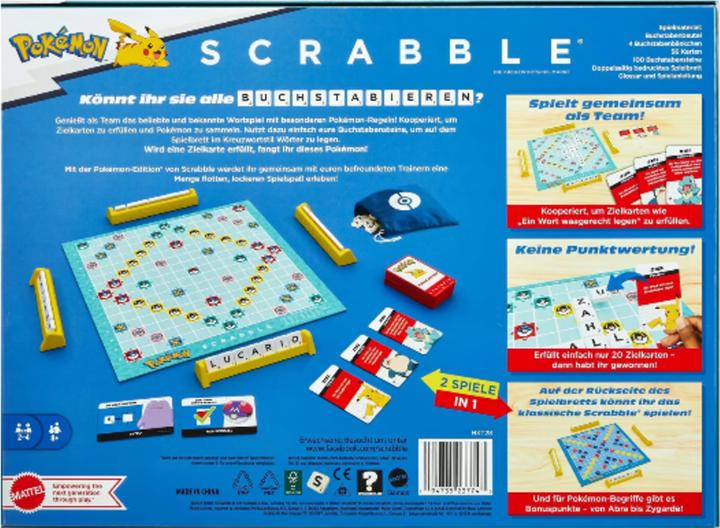 Produktbild Scrabble Pokemon (D) (Deutsch)
