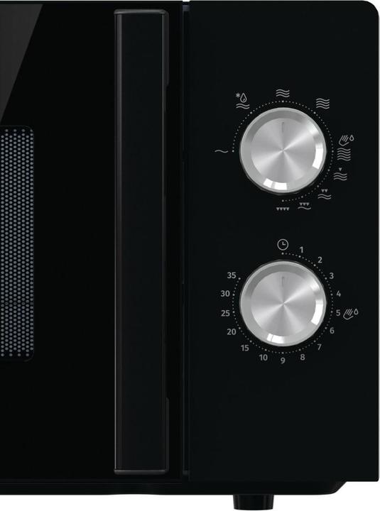 Image du produit Gorenje MO20E2BH Microwave Oven, Free Standing, Capacity 20 L, Power 800 W, No Ddisplay, Black (20 l)