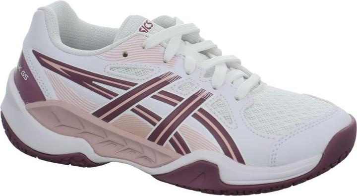 White, white dusty mauve