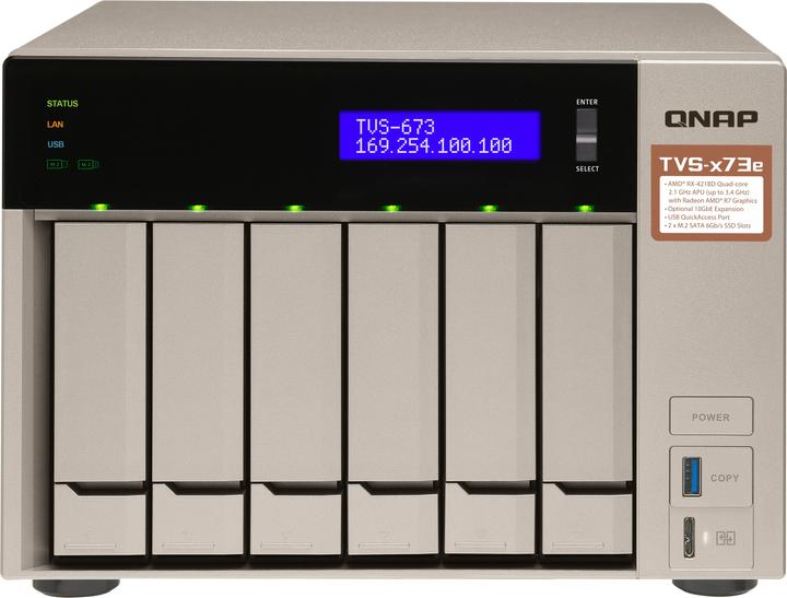 QNAP Tvs-673e-4g (0 TB)