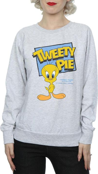 Actual product image Looney Tunes Womens/Ladies Classic Tweety Cotton Sweatshirt (S)