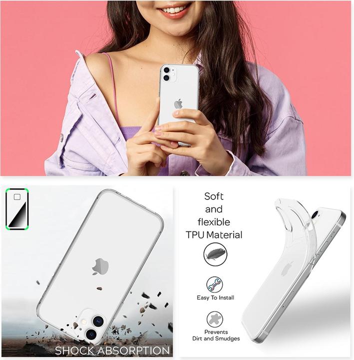 Image du produit Nalia Coque Clair (Apple iPhone 12 mini)