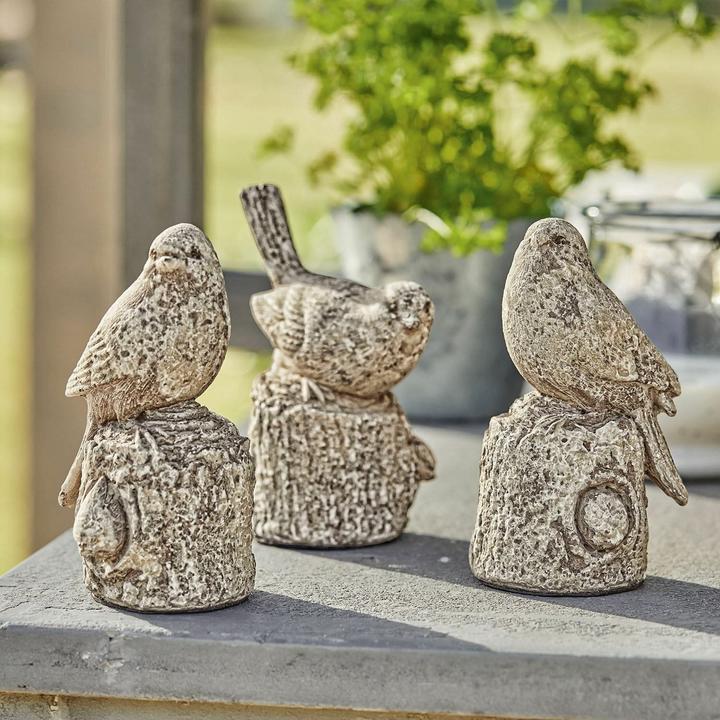 Immagine prodotto Loberon Set di 3 uccelli Prilly beige