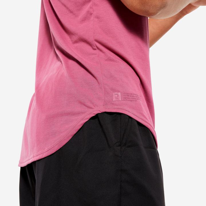 Actual product image Domyos Top men's stringer - pink