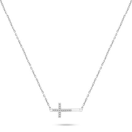 Produktbild Brilio Silver - Timeless cross necklace NCL58W
