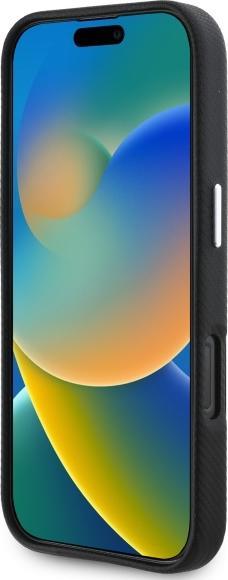 Actual product image BMW BMHCP16X23PUFWKEV iPhone 16 Pro Max 6.9" czarny/black hardcase M Edition Kevlar wrapped metal (Apple iPhone 16 Pro Max)