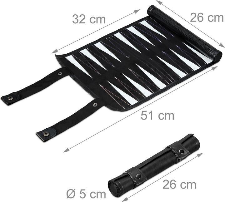 Produktbild Relaxdays Backgammon