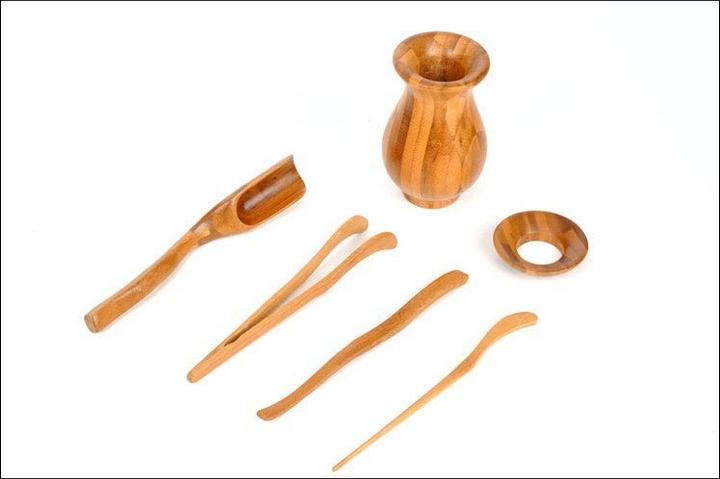 Produktbild Calimatcha Teebesteck- Cha Dao Utensilien aus Bambus