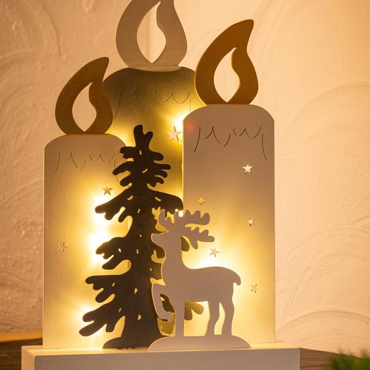FHS Silhouette LED candles 22x6x33 (1 x)