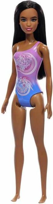 Produktbild Barbie Mattel Κούκλα Beach Blue-Purple Swimsuit για 3+ ετών HPV20