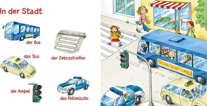Immagine prodotto Buggy-Bücher: Mein Buggy-Bildwörterbuch: Unterwegs (Tedesco, Lucia Fisher, 2019)