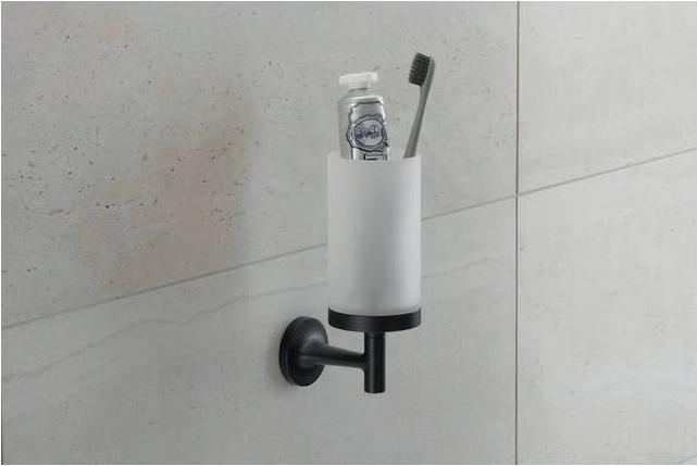 Actual product image Duravit Glass holder Starck T black matt