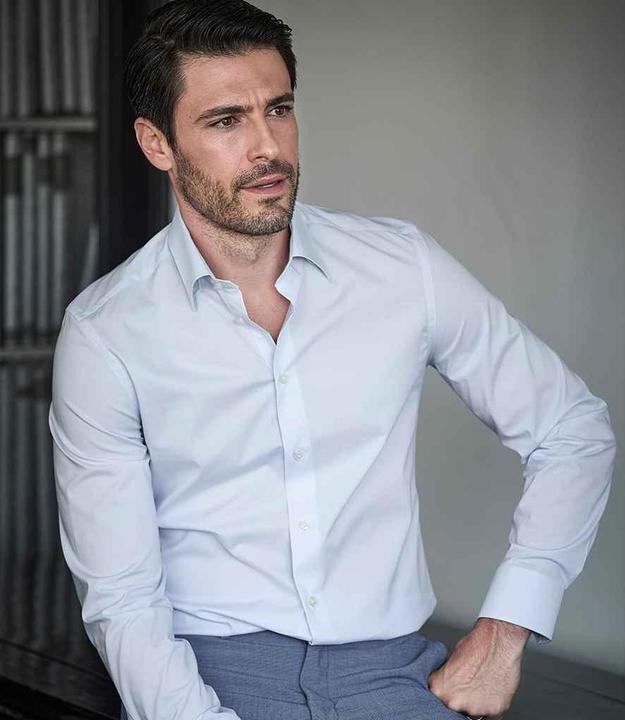 Image du produit Tee Jays Chemise de luxe manches longues (L)