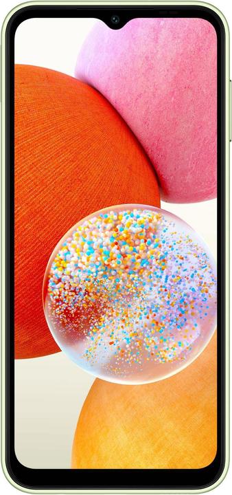 Actual product image Samsung Galaxy A14 LTE (128 GB, Light green, 6.60", Dual SIM, 50 Mpx, 4G)