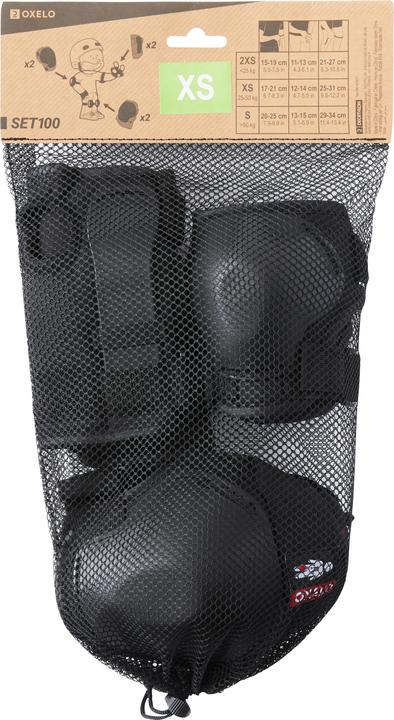 Image du produit Oxelo Ensemble 100 (S, Genouillère, Protège-poignets, Coudes, Couples)