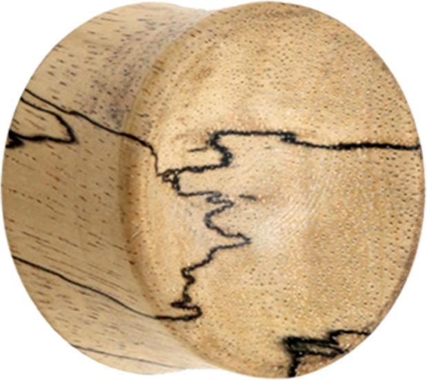 Produktbild Star Piercing Flared Plug konkav aus Tamarind Holz (ohne Messing, Organisch)