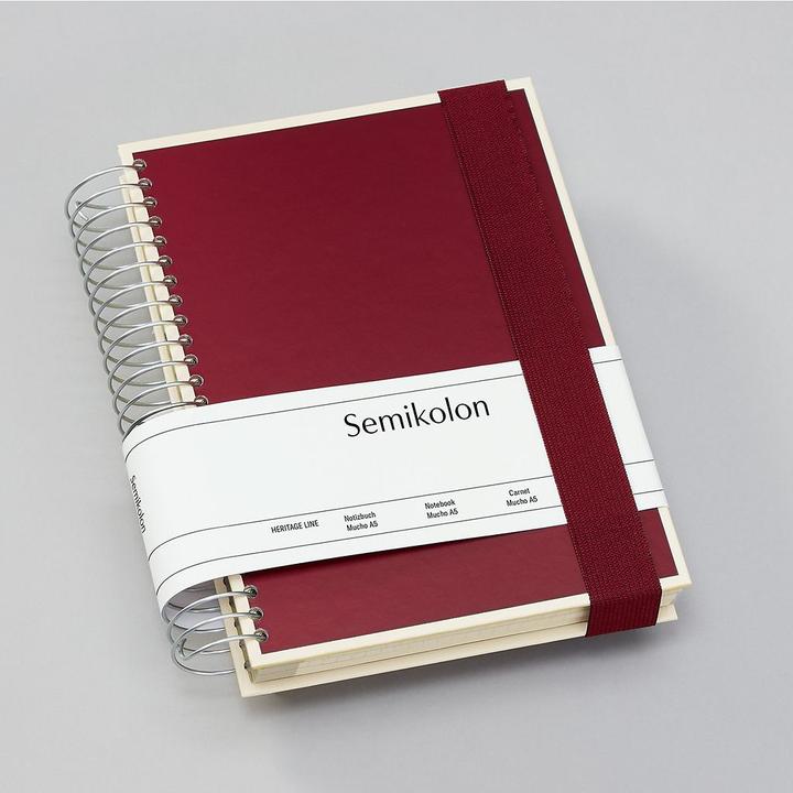 Actual product image Semikolon Mucho (A5, Plain, Checked, No binding)