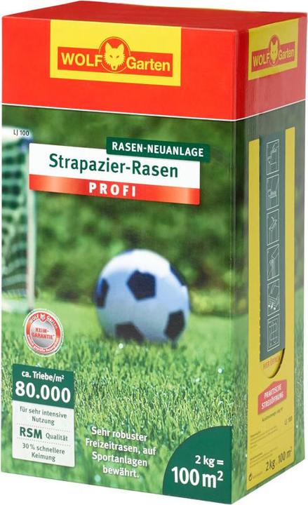 Actual product image Wolf-Garten Wolf Garten LJ100 Hardwearing Lawn Seed (Lawn reseed)